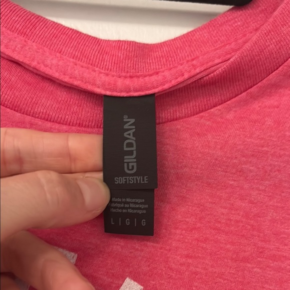 Beauty and the Beast Pink Short Sleeve Graphic Tee - Picture 2 of 2